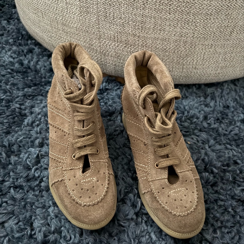 Urban Outfitters Suede Tan High-Tops